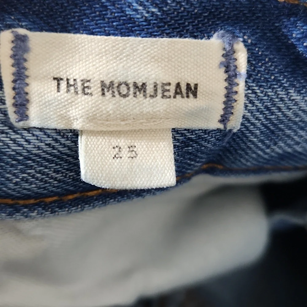 Madewell The Highest-Rise Momjean in Glencoe Wash Size 25 - Picture 9 of 14